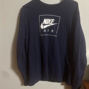 Nike Air Navy Long Sleeve Shirt